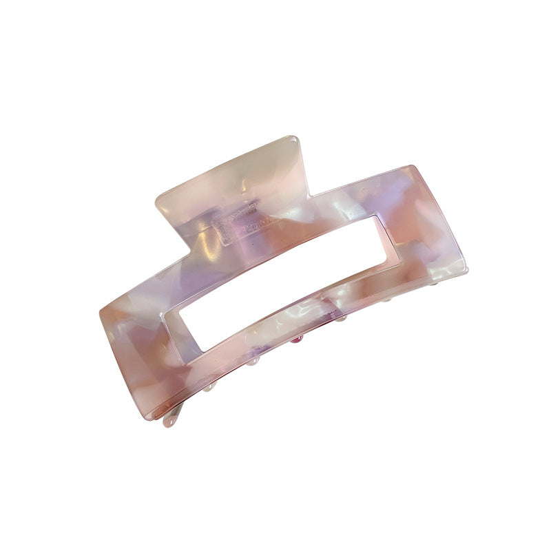 Square hair claw