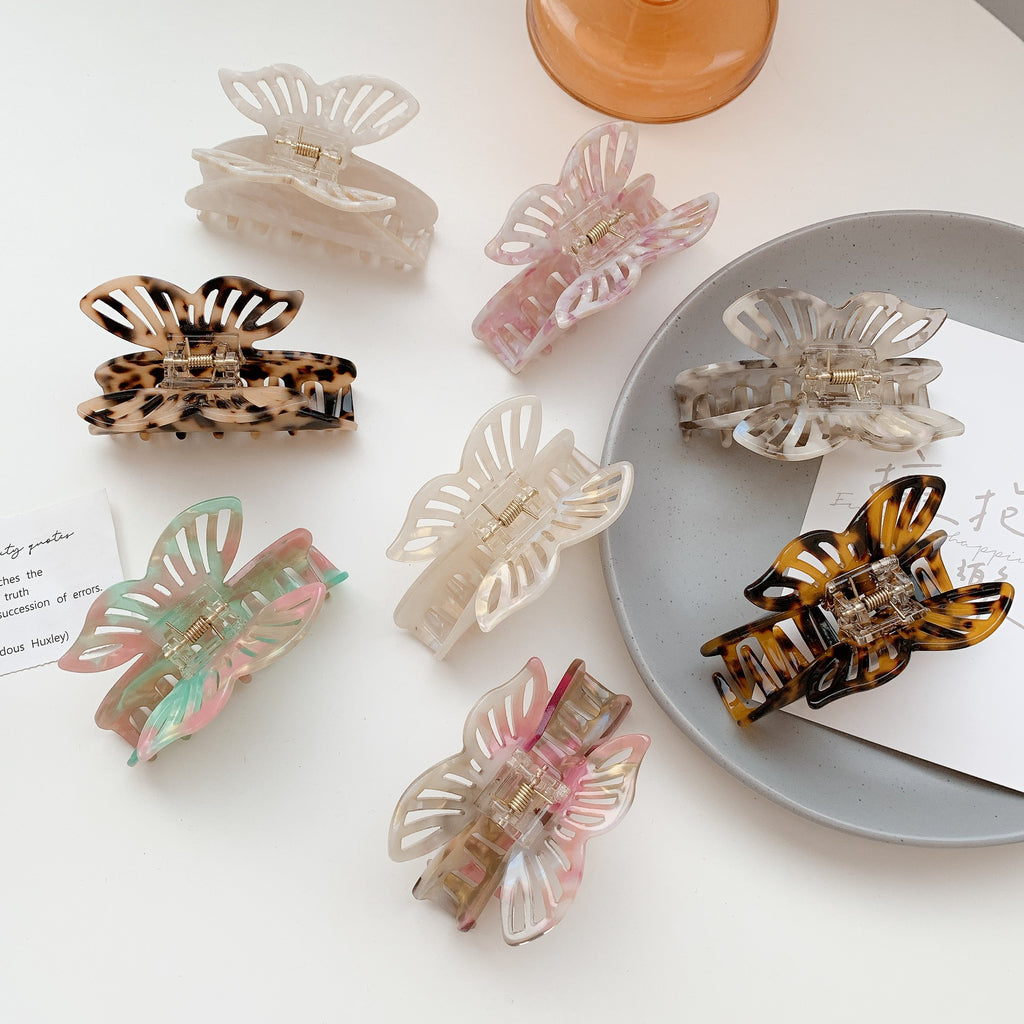 butterfly hair claw