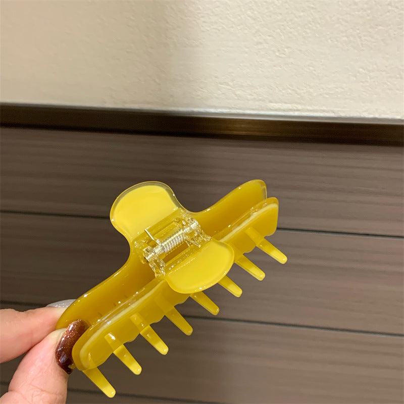 4cm Thick Jelly Chocolate Hair Claw