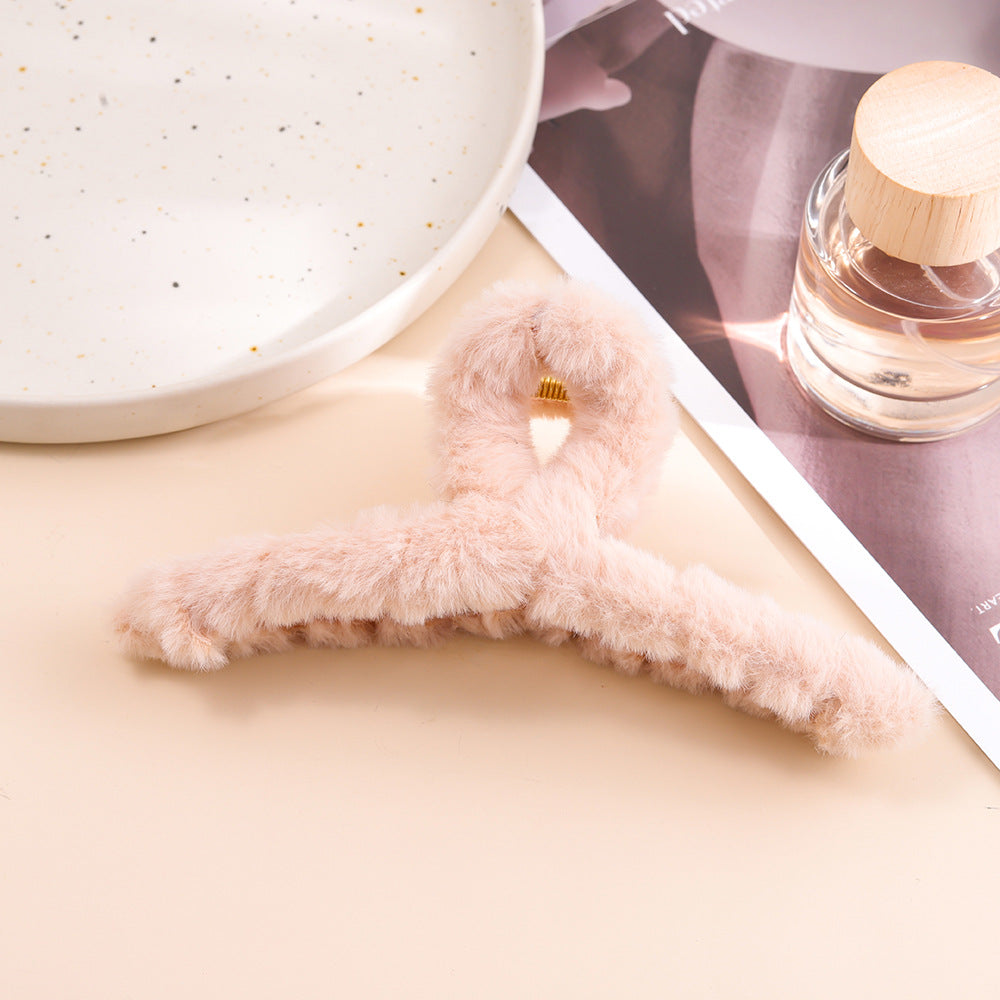 Autumn/Winter Plush Claw Clip