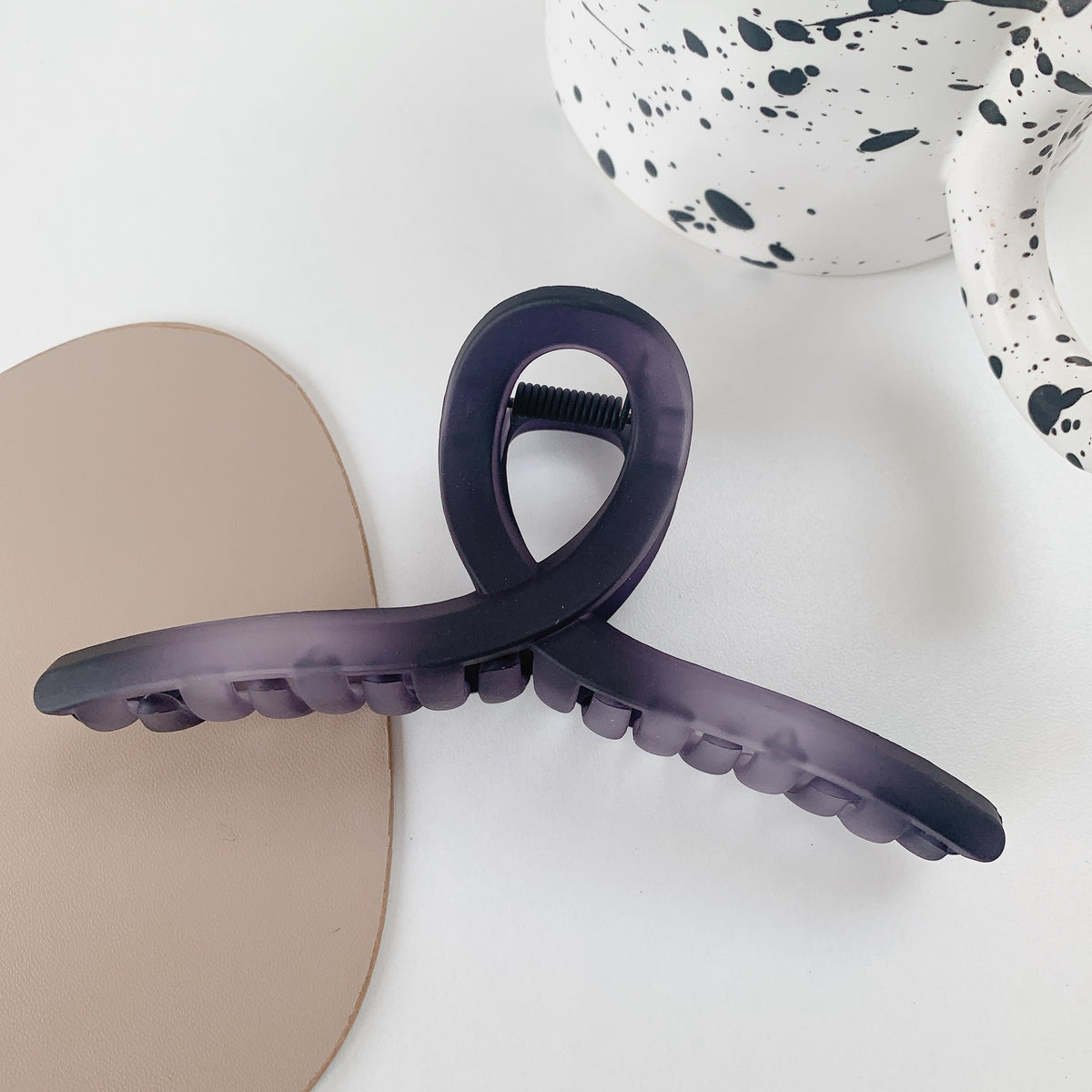 Morandi matte hairpin matte texture large hair claw