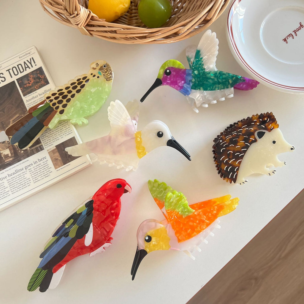 hummingbird hair claw