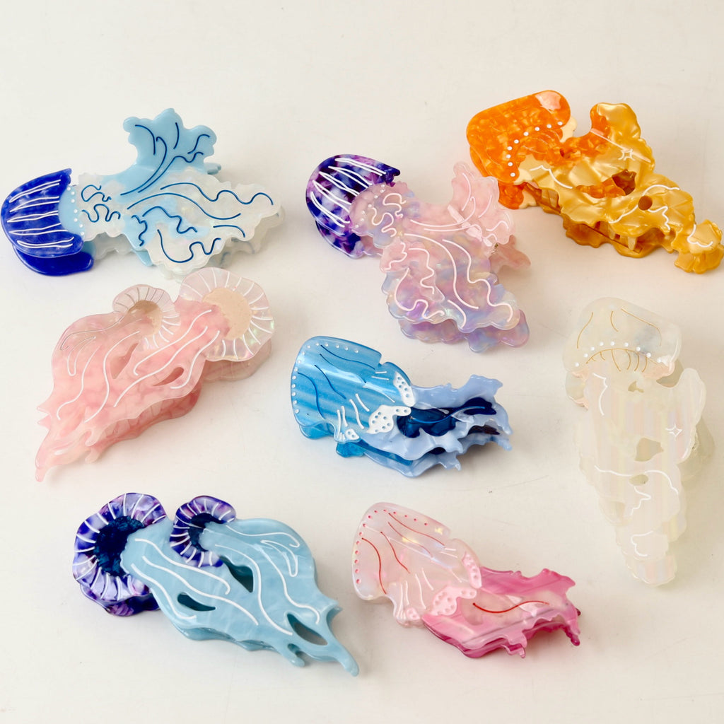 marine jellyfish hair claw