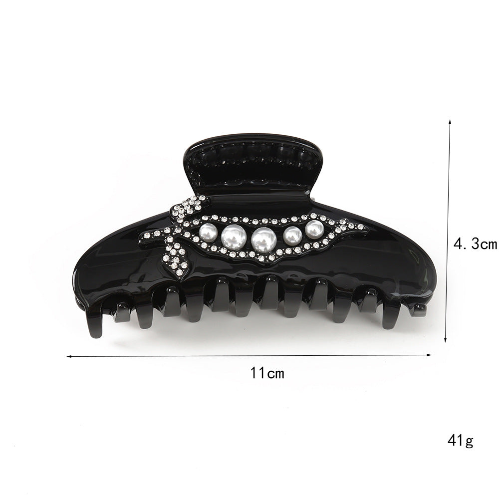 Pearl Diamond Hair Claw