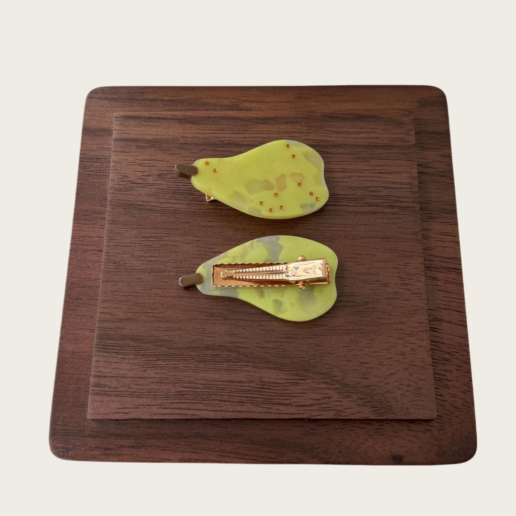Pear Hair Clip