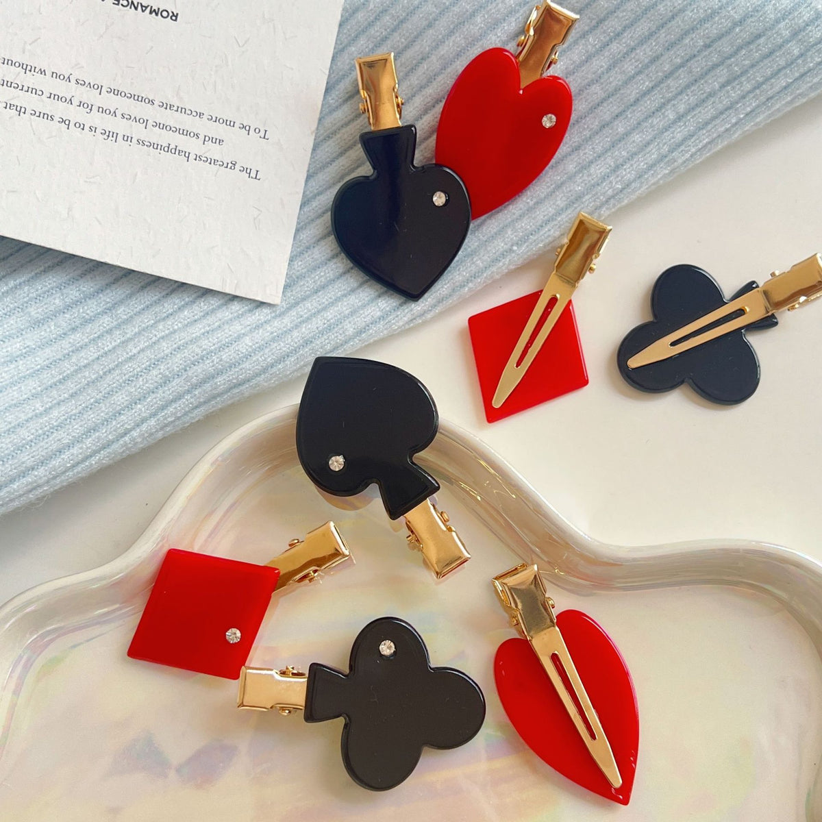 Playing cards hairpin Hair Clip