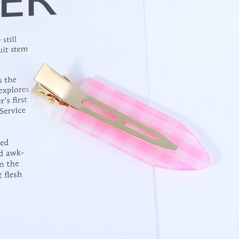 New Internet celebrity women's acetic acid plate seamless hairpin