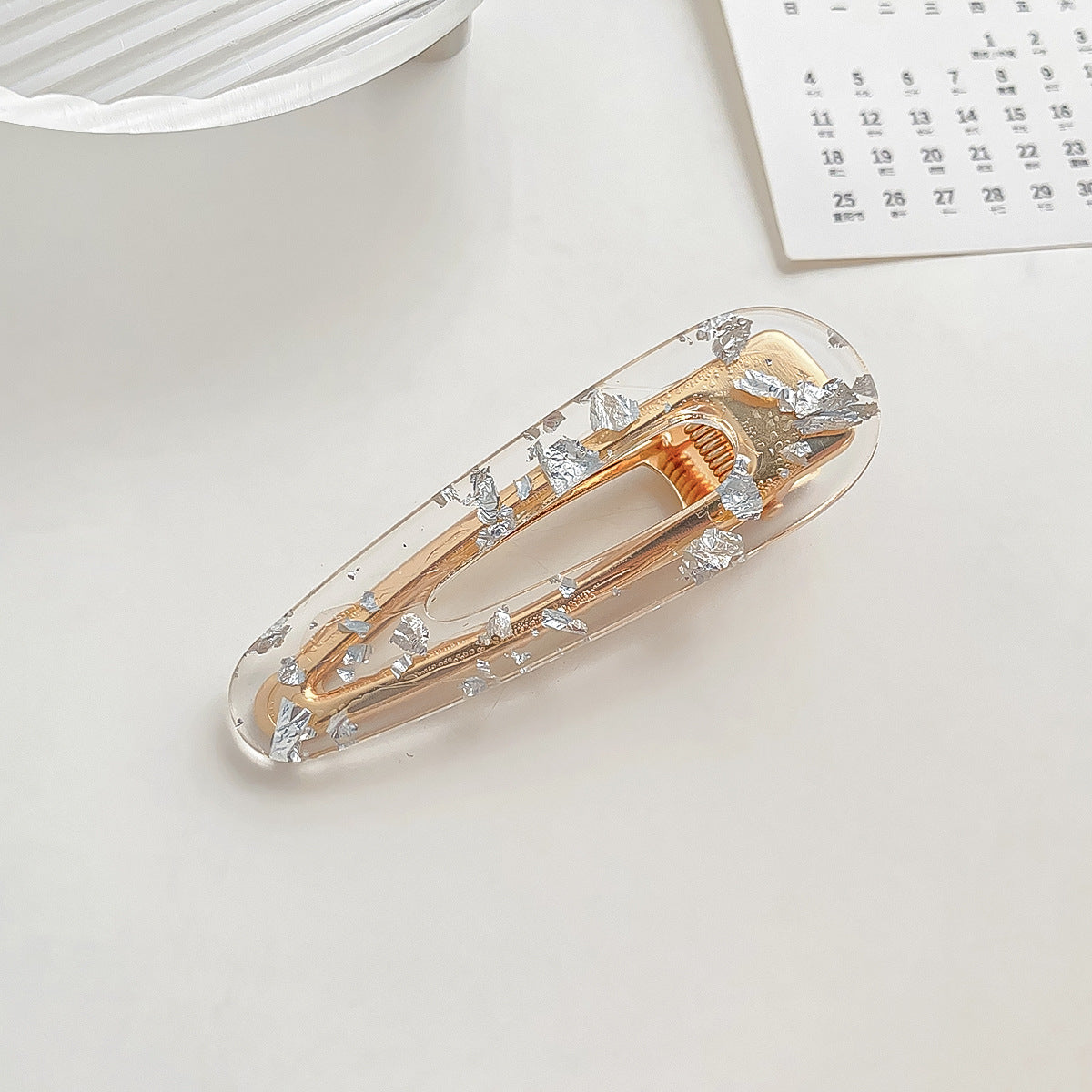 water drop hair clip