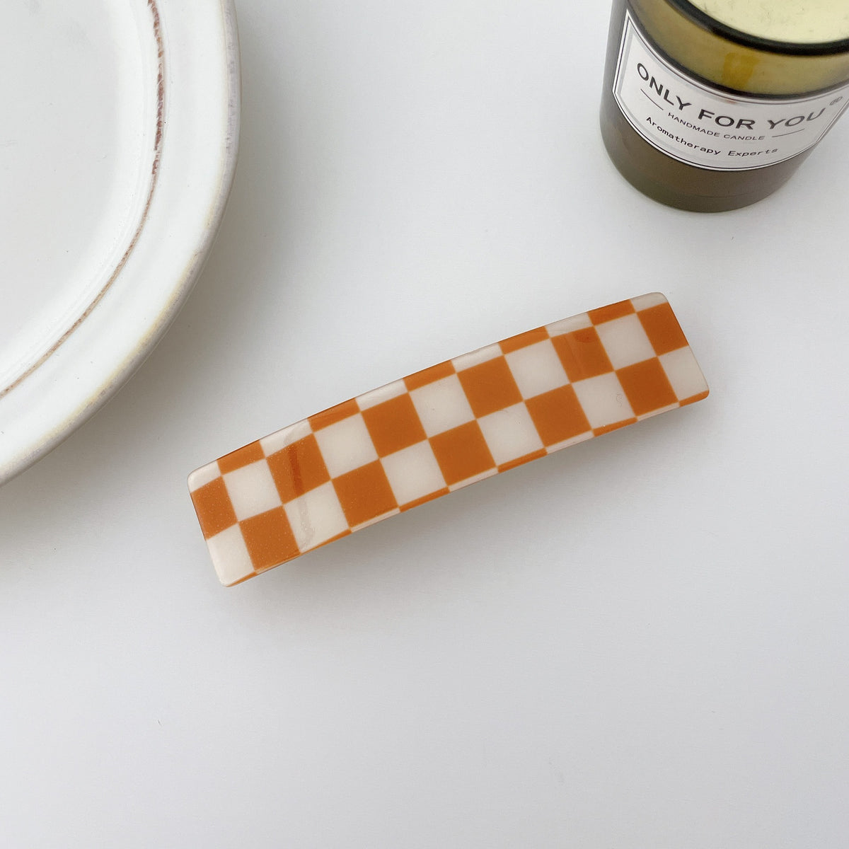 girl square spring hair clip