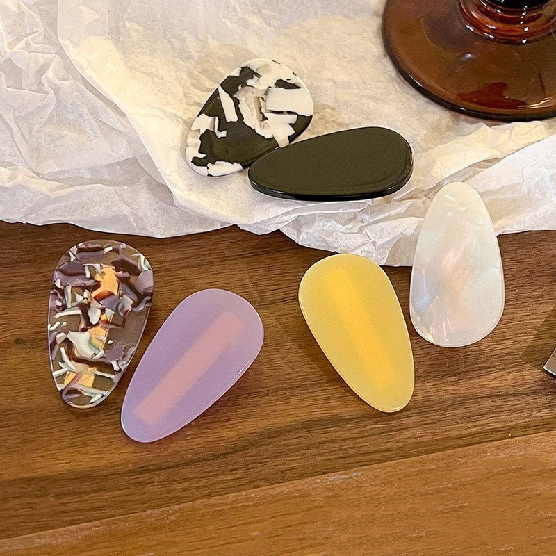 2pcs Teardrop-shaped Hair Clip