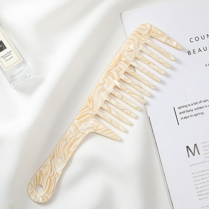 exquisite marble pattern hair comb