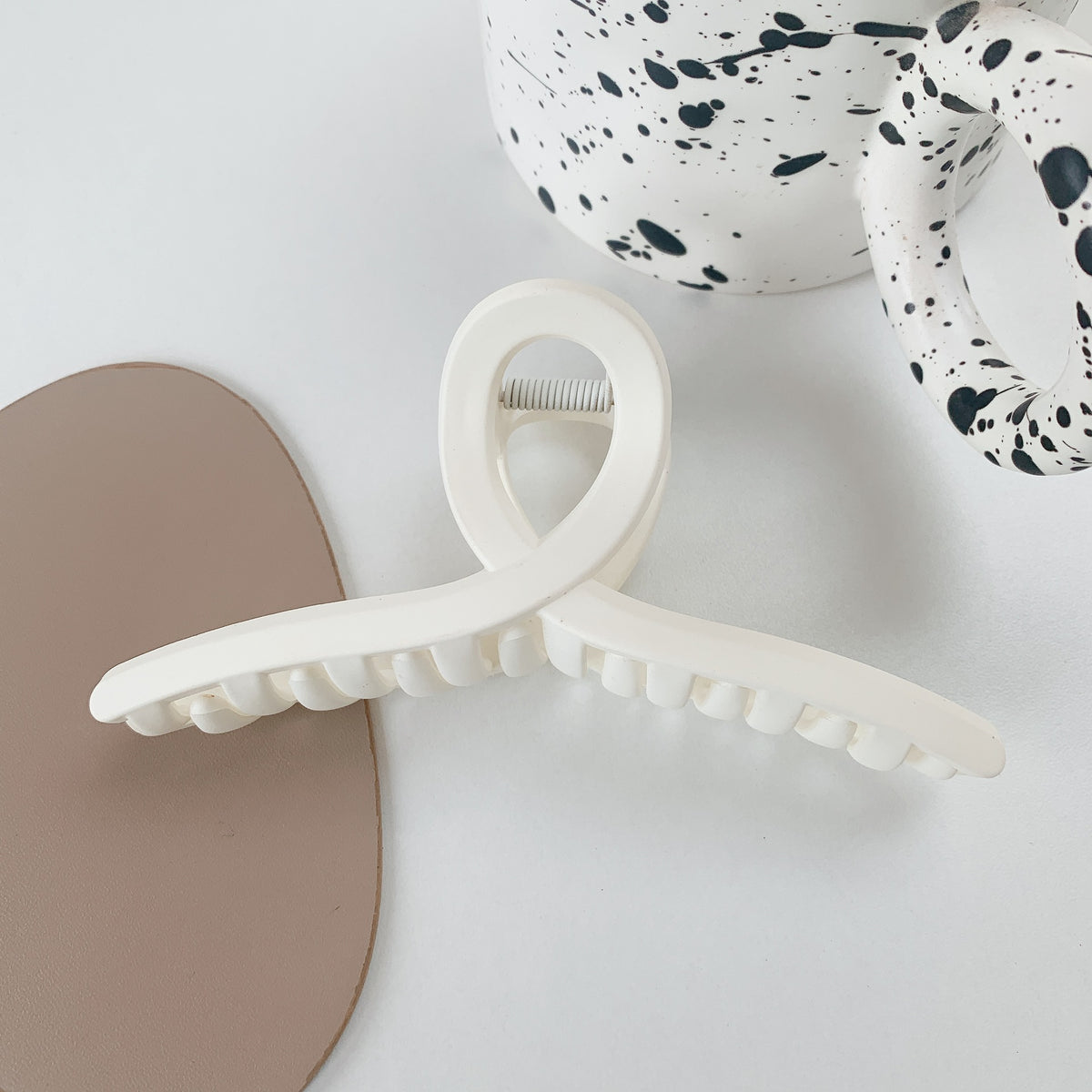 Morandi matte hairpin matte texture large hair claw