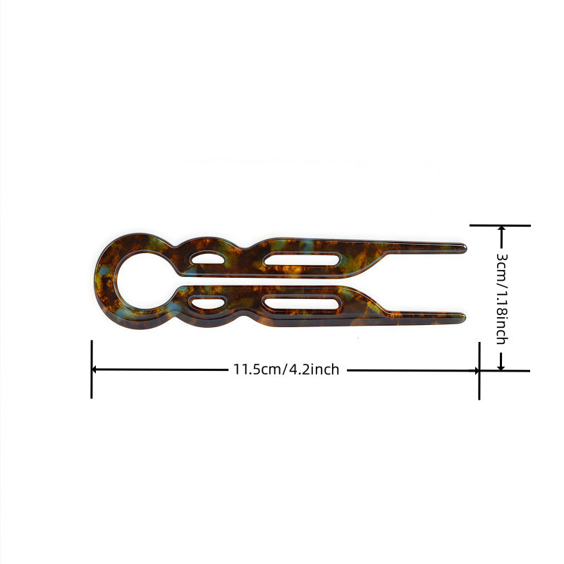 U-shaped acetic acid hairpin
