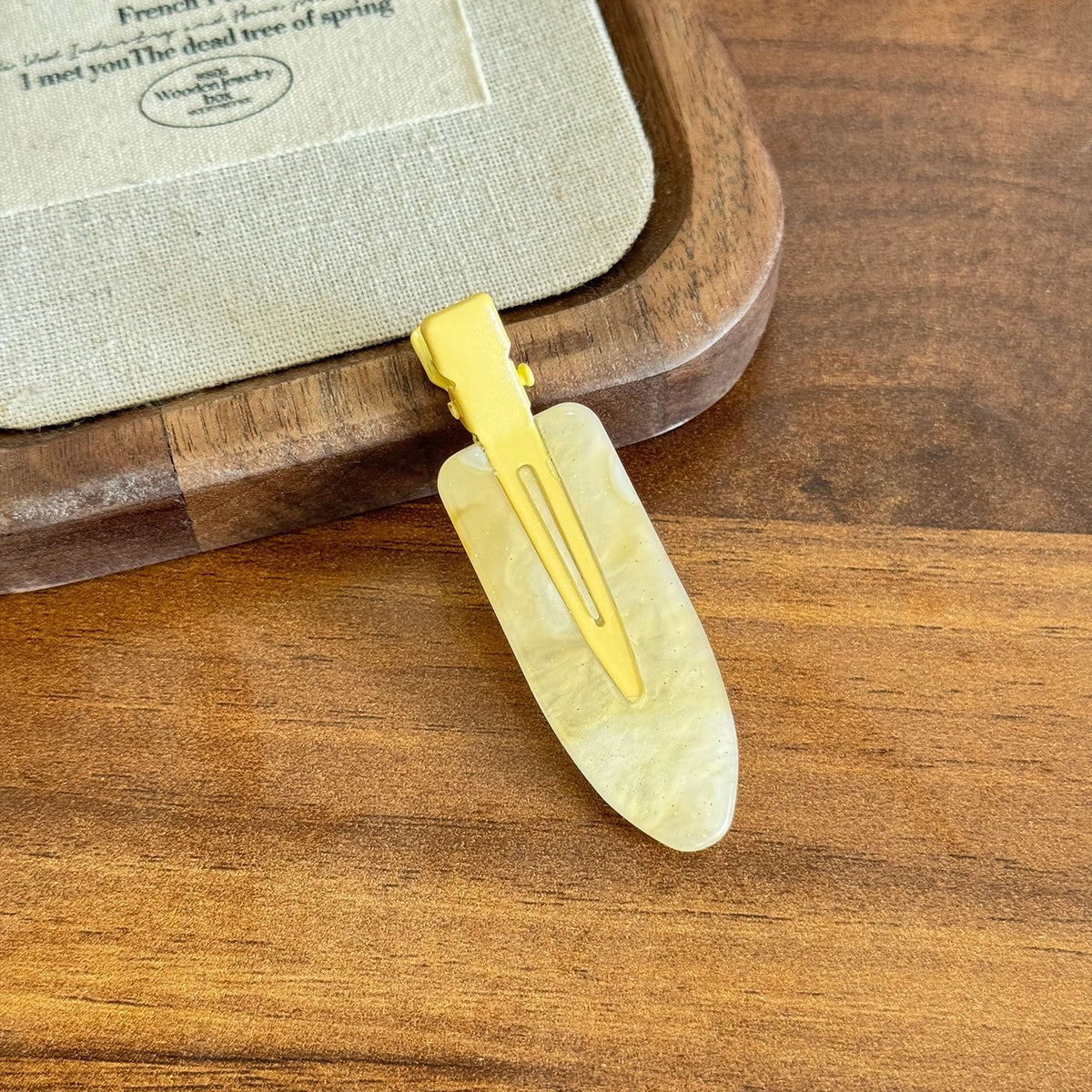 Candy color jelly one-word clip duck bill clip basic versatile seamless hairpin