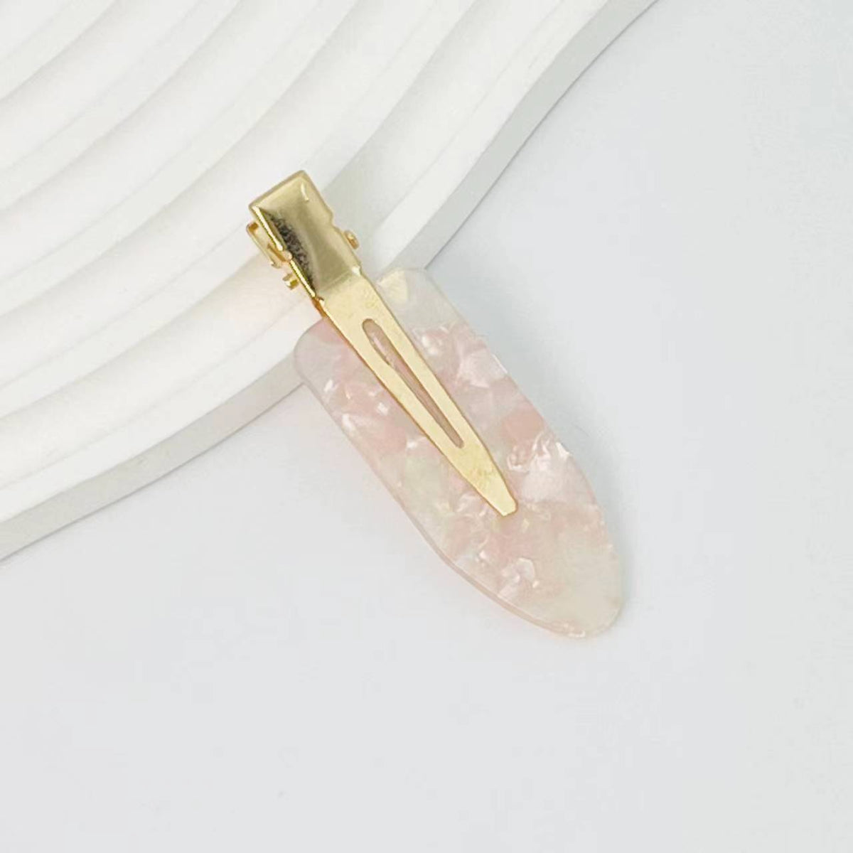 New Internet celebrity women's acetic acid plate seamless hairpin