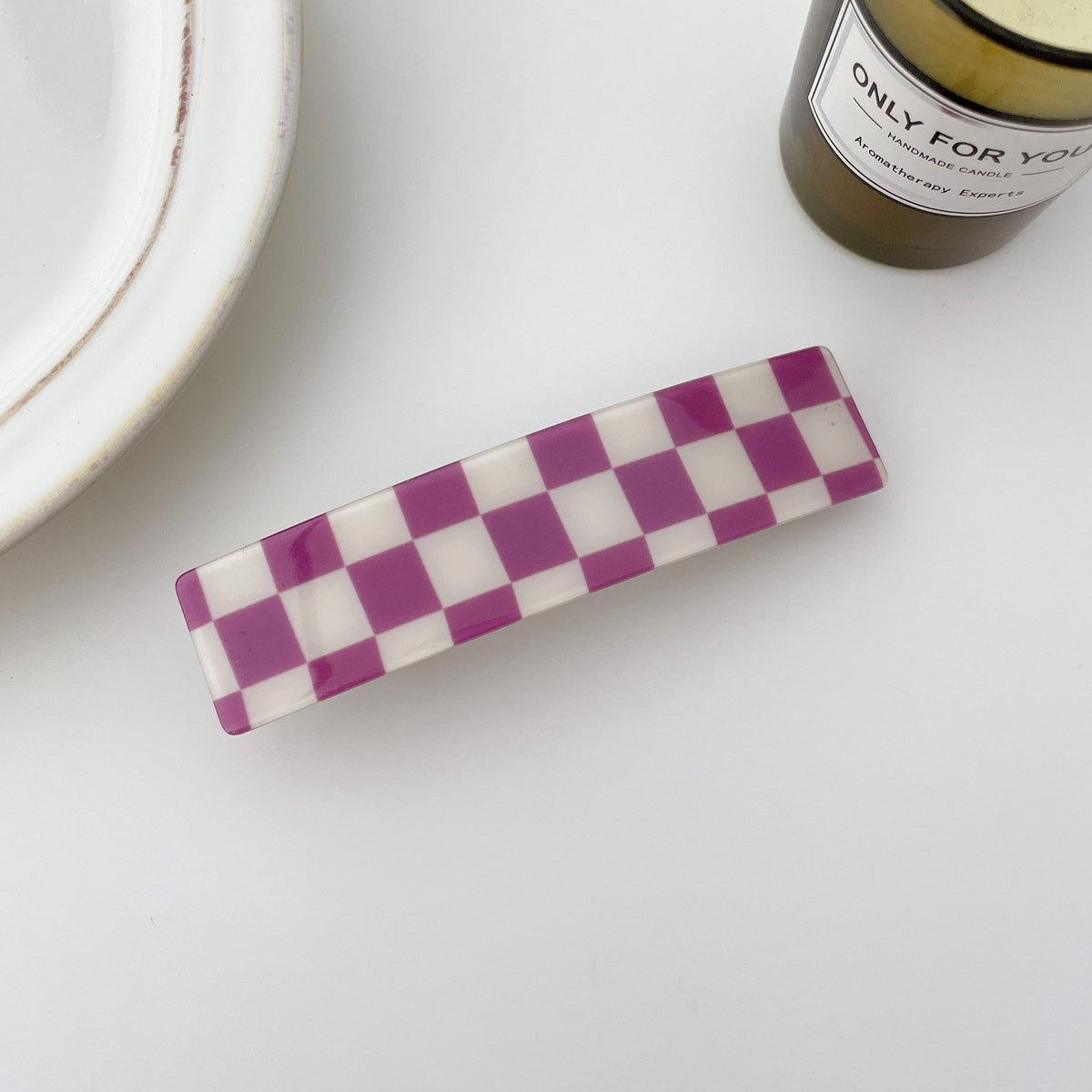 girl square spring hair clip