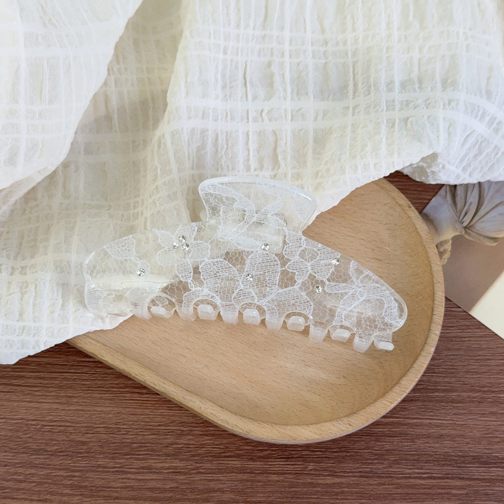 lace pattern hair clip