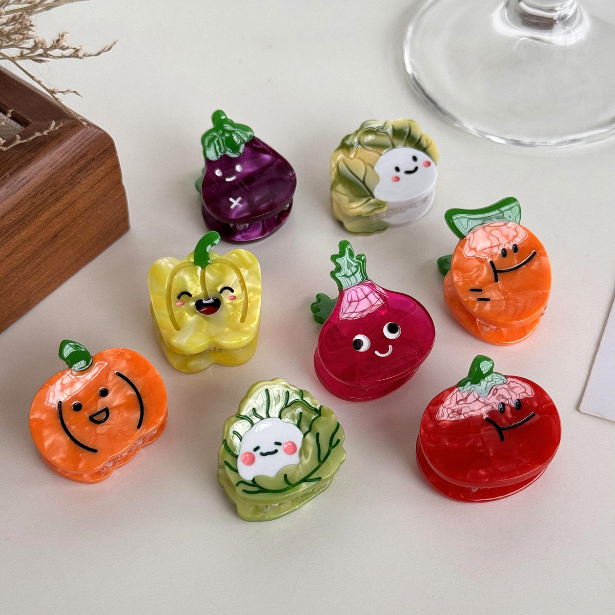 Mini Vegetable Series Hair Claw