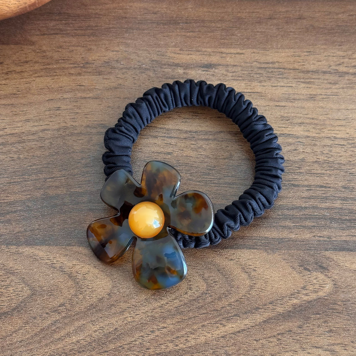 flower hairpin bangs side clip
