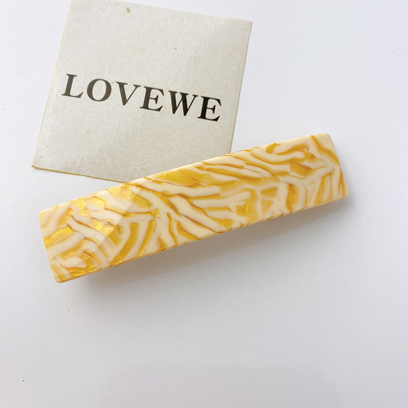 girl square spring hair clip