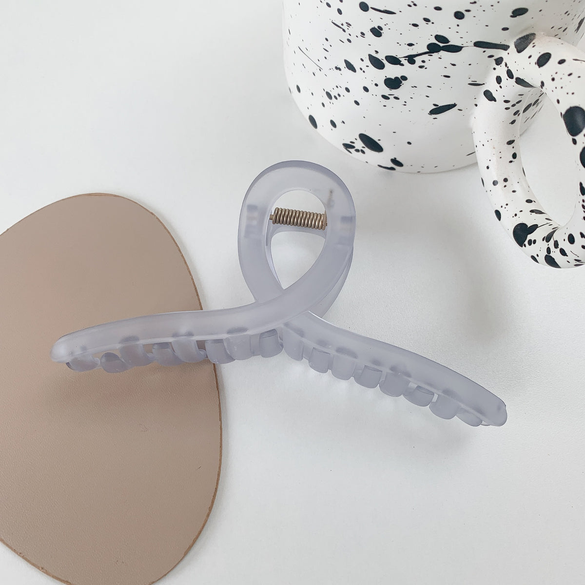 Morandi matte hairpin matte texture large hair claw