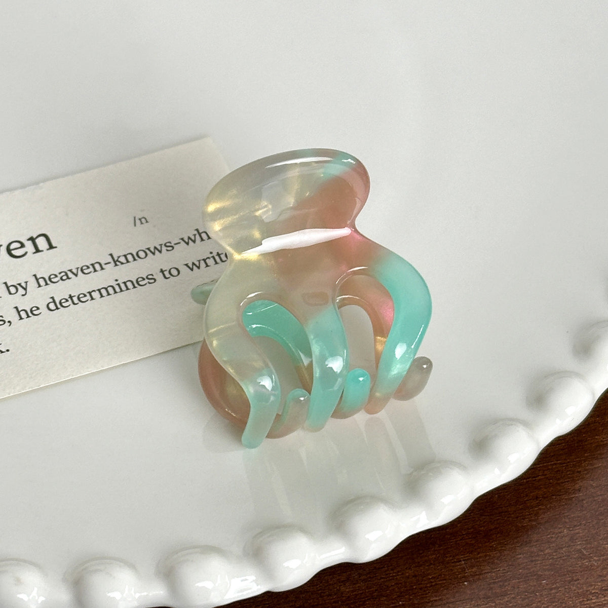 small jelly bangs hair clip