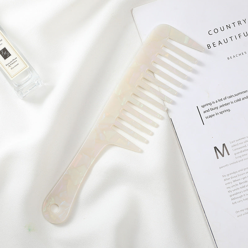 exquisite marble pattern hair comb