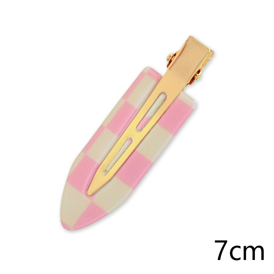 New Internet celebrity women's acetic acid plate seamless hairpin