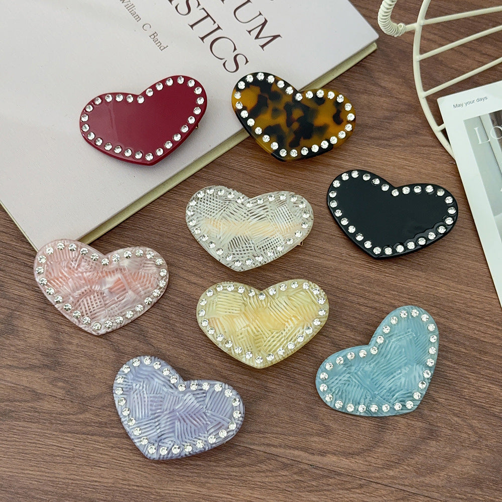 Love diamond hair clip