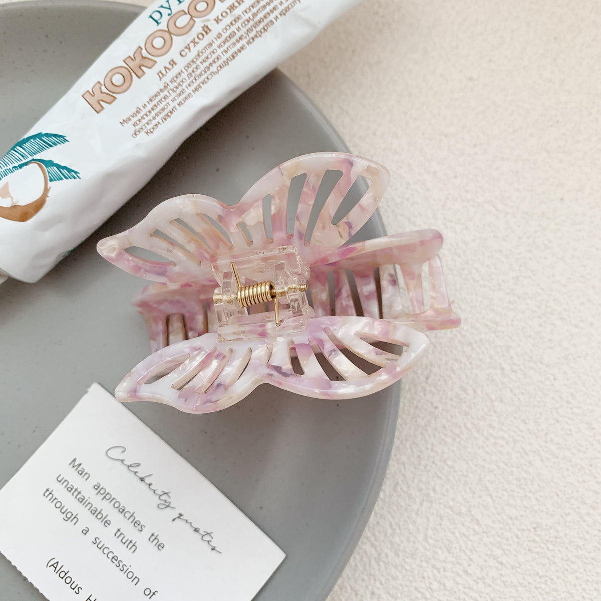 butterfly hair claw