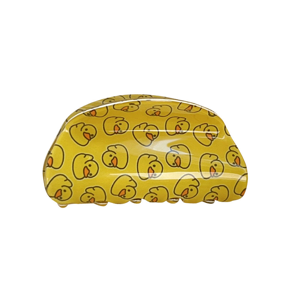 Yellow Duck Hair Claw