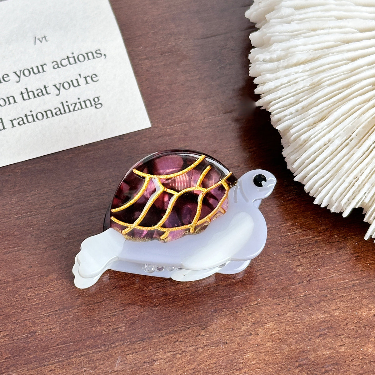 mini owl hair claw