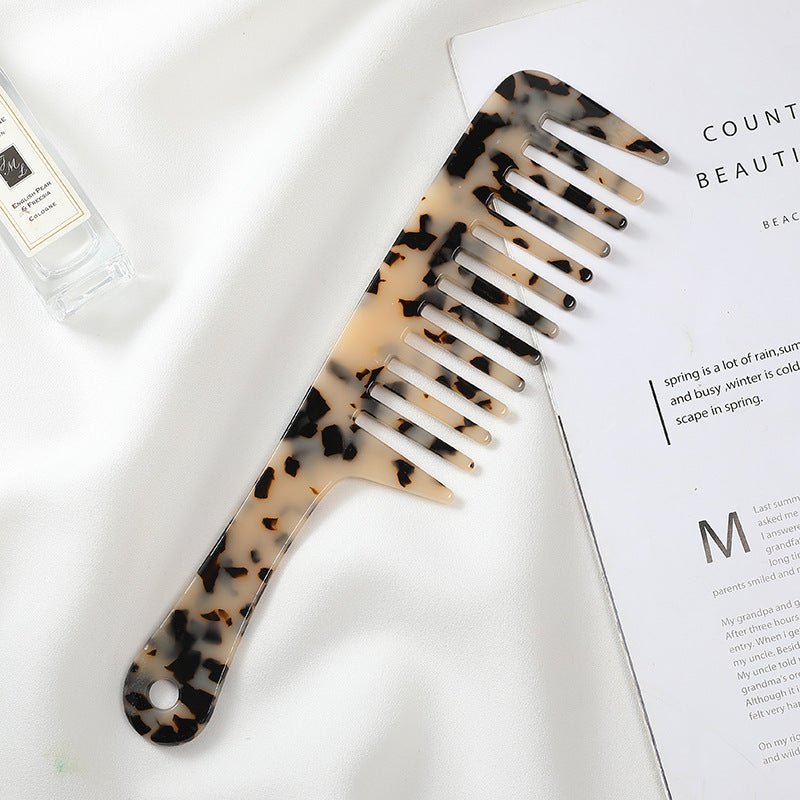 exquisite marble pattern hair comb