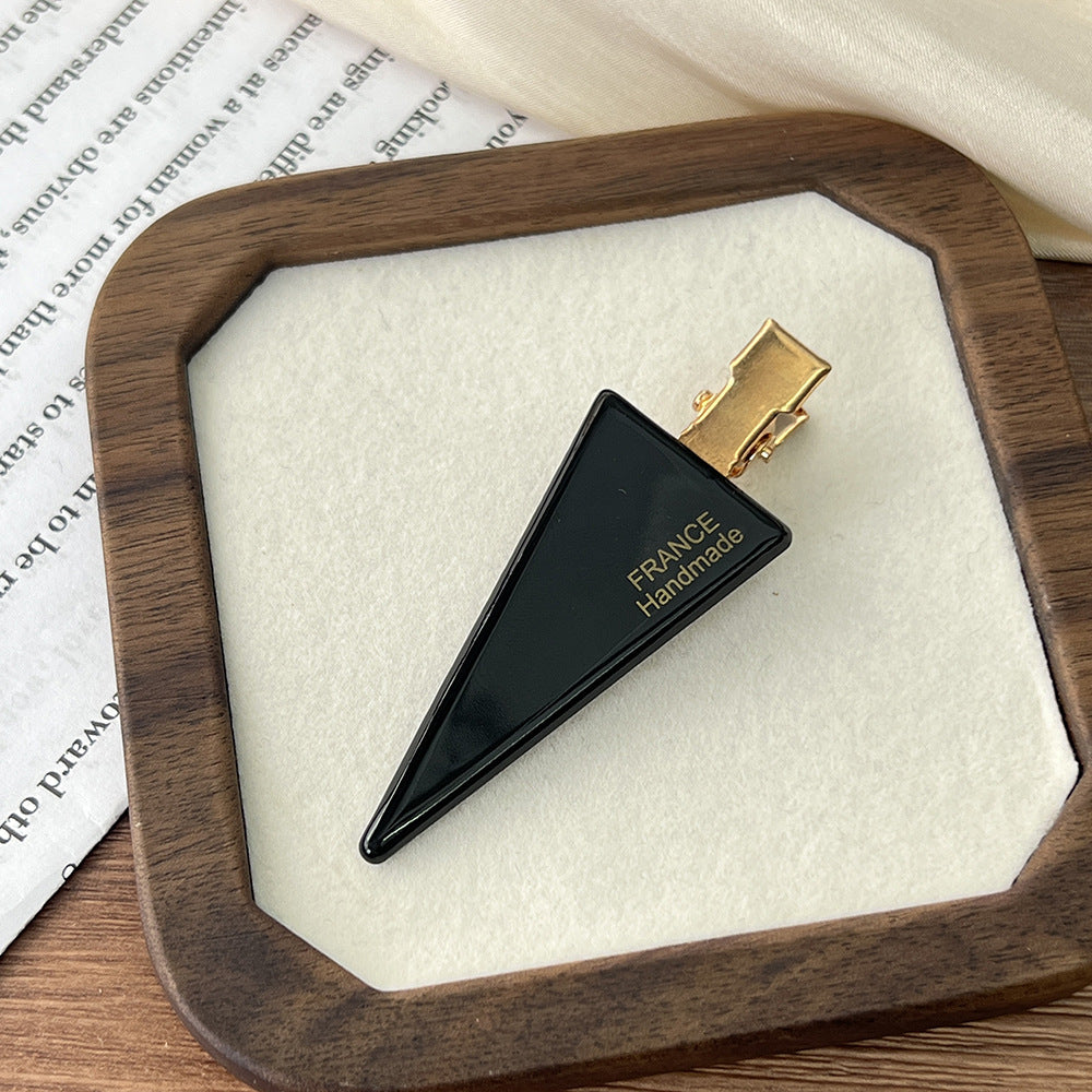 Triangle Acetic Acid Hairpin Traceless Duckbill Clip Broken Hair Clip