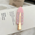 sweet plaid butterfly embellishment seamless hair clip