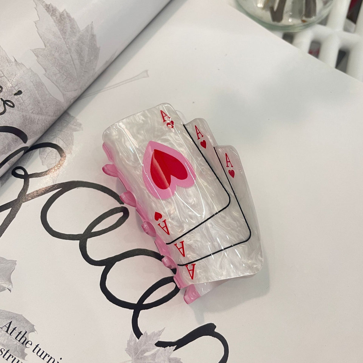 dopamine hair clip angel wing shark hair claw