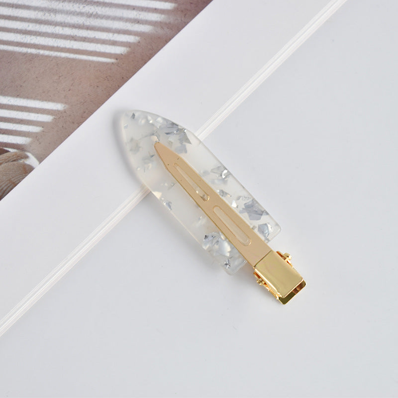 New Internet celebrity women's acetic acid plate seamless hairpin