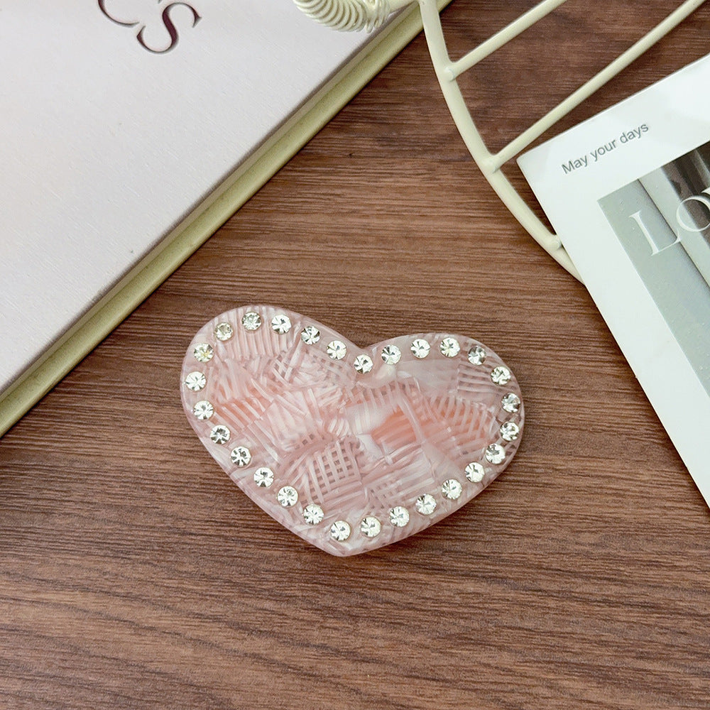 Love diamond hair clip