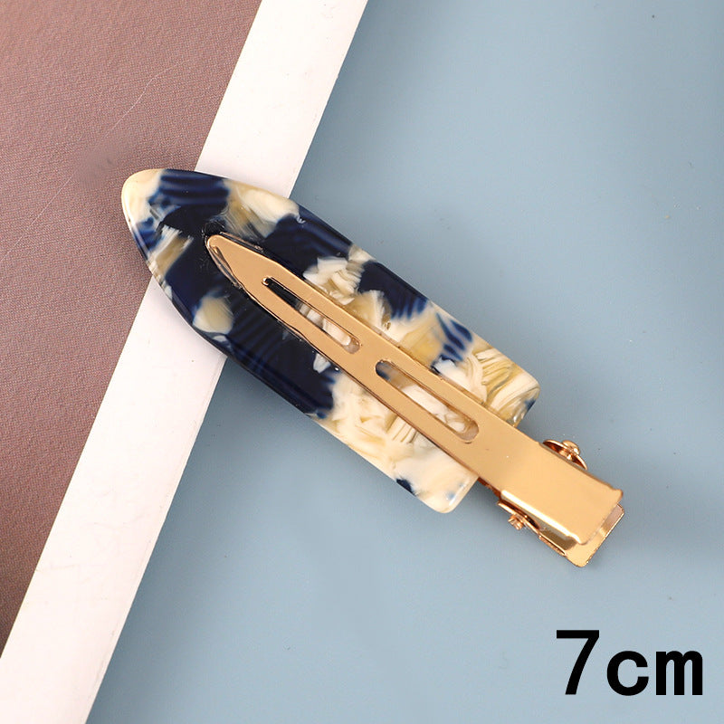 New Internet celebrity women's acetic acid plate seamless hairpin