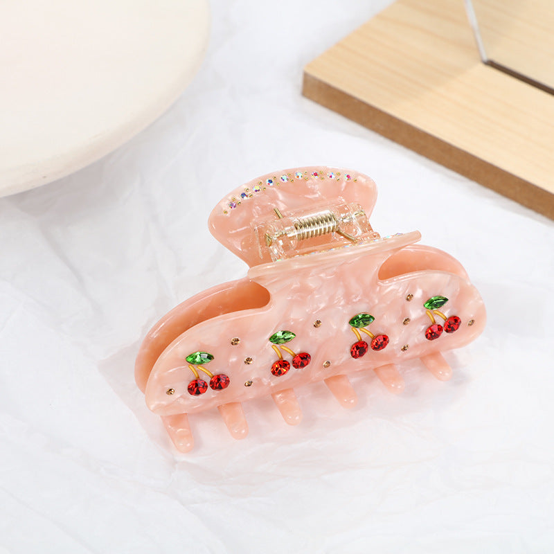 Cherry Hair Claw