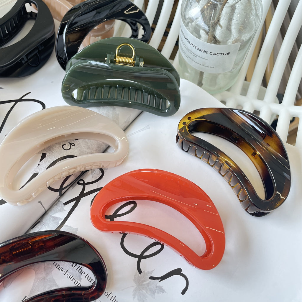 thickened hair claw large butterfly buckle