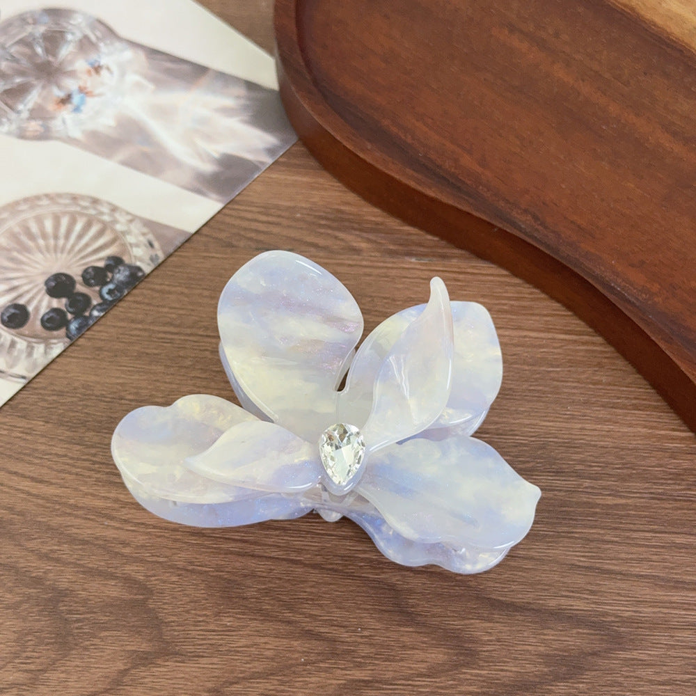 Retro Phalaenopsis acetate grab clip versatile hairpin hair claw