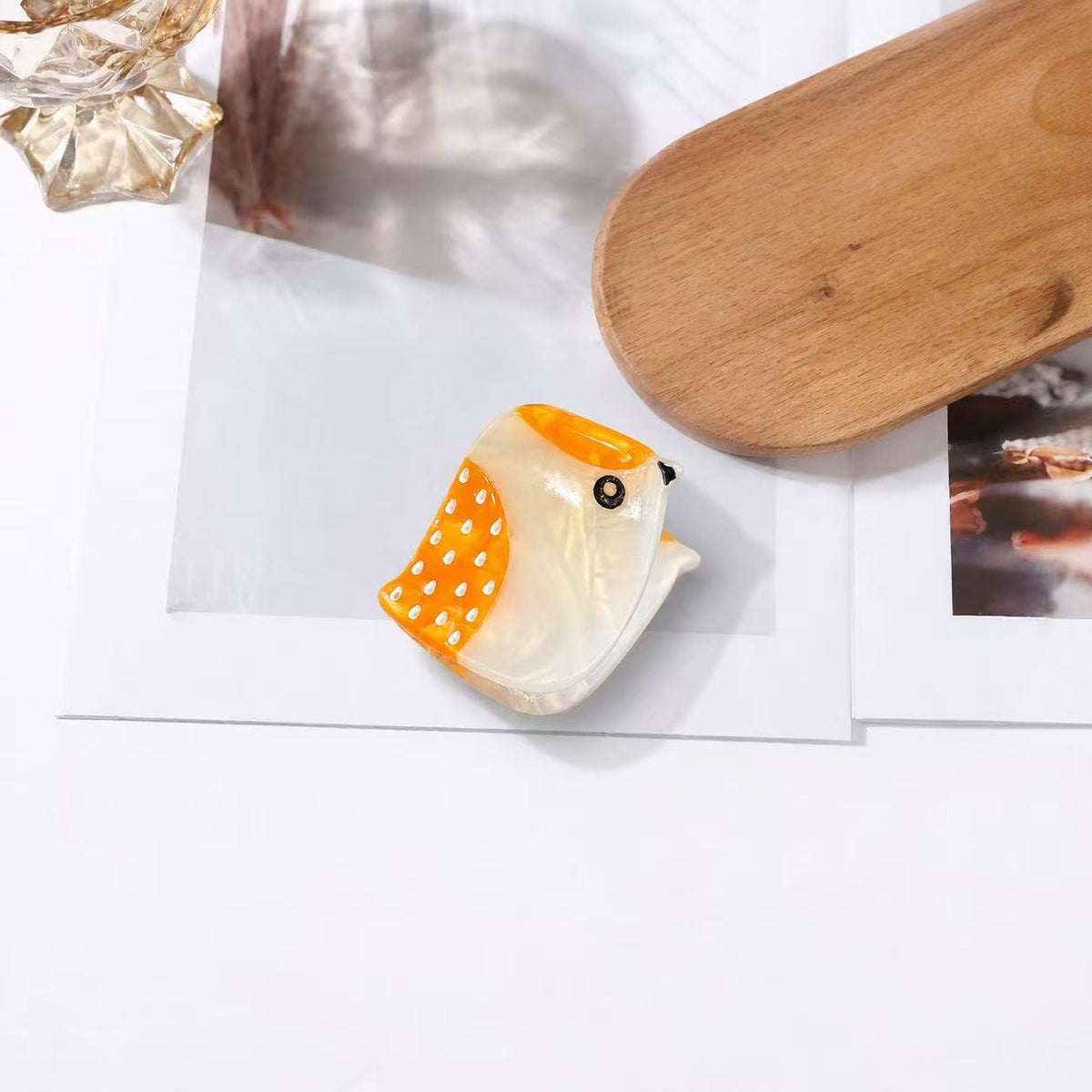 mini bird hair claw