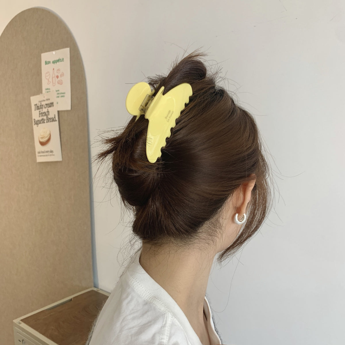 gold label gripper anchor red hair gripper classic simple hairpin female elegant cross-border hair claw