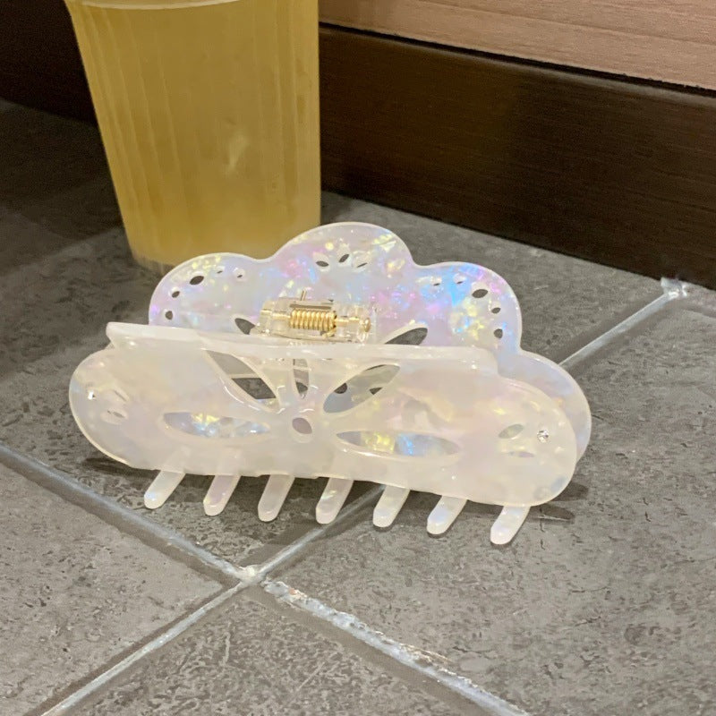 Mermaid White Hair Comb