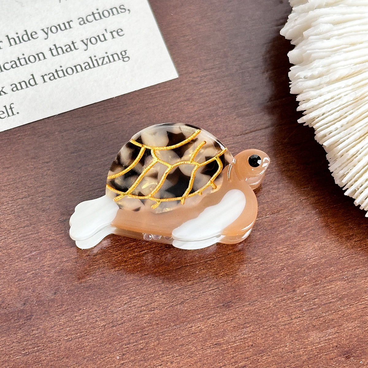 mini owl hair claw