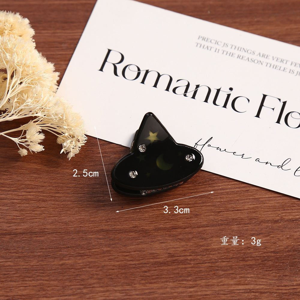 Halloween luminous ghost bat black cat hair claw