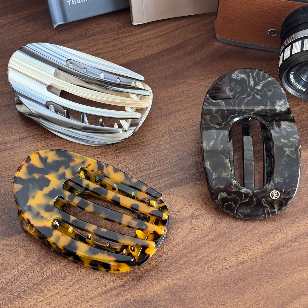 Flat Grab Clip Back Head Disc Hair Claw